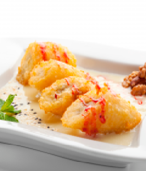 Gebakken banaan met rum